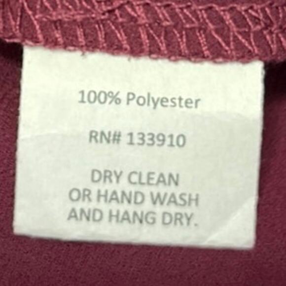 Show Me Your Mumu Purple Chiffon Strapless Ruffles Tube Shirt Blouse Top Size M - Picture 4 of 4